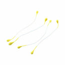 170 pcs. Flower stamens with two pearls head (yellow) U1M7