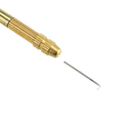 Bronze Ventilating Making Lace Wig Knitting Fixer & Needles Kit Crochet Tool