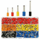 1020Pcs 22-14AWG Insulated Wire Copper Crimp Connector Cord Pin End Terminal