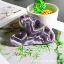 Face Body SPA Amethyst stone Board Gua Sha Body Relaxing Scraping MassageS Ew