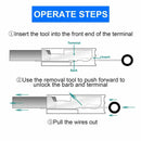 92 Pcs Car Terminal Removal Tool Wire Connector Extractor Puller Release Pin Kit