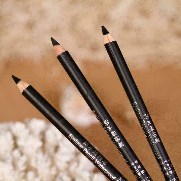 Eyeliner Pencil Stamp Waterproof Black Eyes Beauty K6A0 U5F8 M Long-lasting W5X0