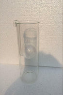 Clear Glass Oil Lamp Chimney Room Light Creative Decor Kerosene Burner 12cm