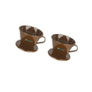 2pcs Coffee Filter Cup COFFEE DRIPPER Manual Filter Coffee Accessories