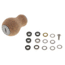 Fishing Reel Handle Wood&Metal Knob Parts for D-Baitcasting Spinning Reel A