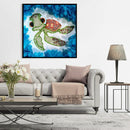 5D DIY Full Drill Diamond Painting Tortoise Embroidery Mosaic Craft Kit