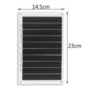 5V 10W Portable Ultra Thin Monocrystalline Silicon USB Solar Panel Charger
