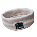 Wireless Bluetooth Stereo Handsfree Sleep Headset Headband Light Gray