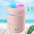 USB Aromatherapy Oil Diffuser Ultrasonic Air Humidifier Mist Maker (Pink) A