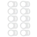 10 Pacifier Dummy Holder Clip Dummy Ring for Button /KAM Soother Ribbon