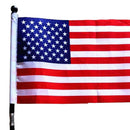 2x Universal Mini National Flags for Bike Scooter Motorcycle Handlebar