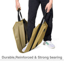 Large Canvas Log Tote Bag Carrier Indoor Fireplace Firewood Totes Holders F