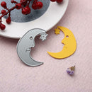 Moon DIY Metal Stencil Scrapbook Embroidery Cutting Die Craft Album Card A