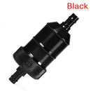 Universal 8 MM Black Petrol Gas Fuel Filter Cleaner Car Motorcycle Quad JS BX