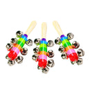 3 Christmas Hand Jingle Bells Hand Sleigh Bells Rainbow Shake Bells Ring Musical