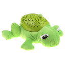 Baby Sleep LED Lighting Stuffed Frog Animal Night Lamp Plush Projector Gift