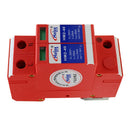2P 20KA-40KA 220V AC SPD Surge Protector Protective Voltage Arrester Device Red