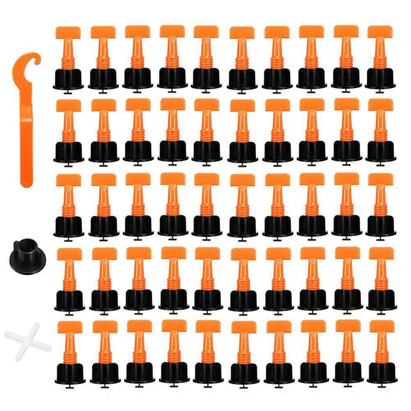 50pcs/set Level Wedges Tile Spacers for Flooring Wall Tile Leveling System