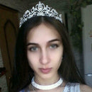 Bridal Bridesmaid Wedding Prom Crystal Rhinestone Diaman Gifts Tiara Crown P2P4