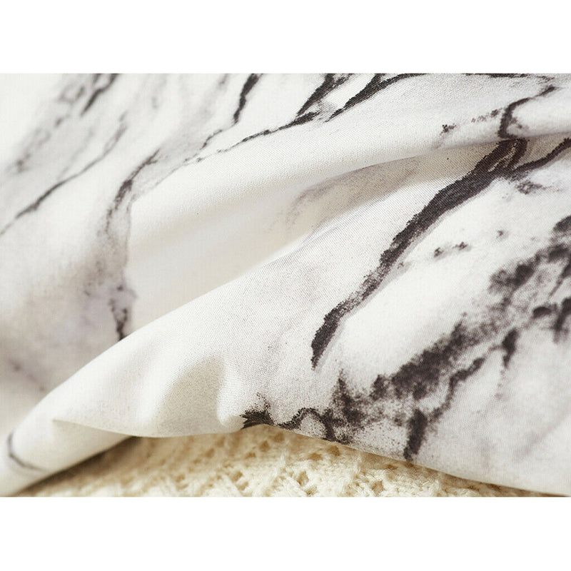 3pcs/set Marble Bedding Set Comforter Cover Pillow Cover Polyster Queen