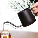 Gooseneck Narrow Spout Hand Drip Coffee Pot Stainless Steel Kettle 350ml