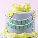 Vivid Princess Crown Liquid Silicone Mold Fondant Sugarcraft Cake Decoration JR