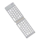 Sized Mini Foldable Bluetooth Keyboard for Tablet Smartphone (Gray)