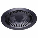 Non-stick 13 inch Smokeless Indoor Stovetop Barbecue BBQ Grill Kitchen Pan