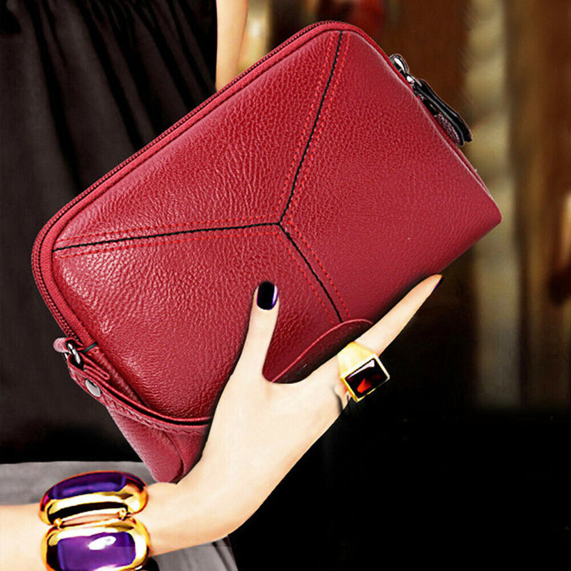 Women Leather Wallet Phones Purse Card Holder Clutch Boxes Bag Pouch Handbags PU