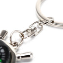 Compass Rudder Key Chain Glossy Alloy Keychain Keyrings Gifts SRLJ