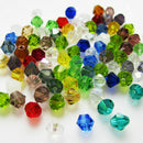 100pcs 6mm Bicone Faceted Acrylic Loose Spacer Beads Findings Nice Y6E6
