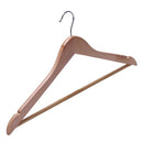 10 Pieces Solid and rotating metal hook Wooden Hangers with Notches Non-sli