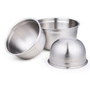 Stainless Steel Mixing Bowls 21.5cm Making Cake Bread Dough Sauces 12cm High