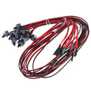 10Pcs Computer Motherboard Power Cable Switch On/Off/Reset But 3C