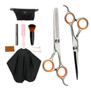 Hair Cutting Haircut Scissors Kit and Accessories Scissors Comb Cape Clips A