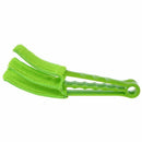 Venetian Blind Cleaner Brush Duster Cleaning for 3 Slats Green