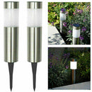 Outdoor Garden Stainless Steel LED Solar Landscape Yard Lamp 2019 Path Ligh A0A8