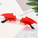 3 Pieces Women's Chic Bat Wing Sunglasses Party Club Sun Glasses Glasses