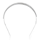 Crystal 3 Row Rhinestone Headband Tiara Bridal Wedding TOP