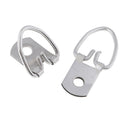 100 Pcs Heavy Duty Small Wide D Ring Shape Nail Non-Trace Frame Picture Hangers