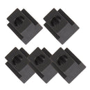 5x Black Oxide Finish T-Slot Nuts M8/M10 Threads for T-slots In Machine VMB