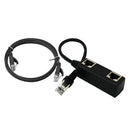 RJ45 Male to 2 x Female LAN Ethernet Splitter Adapter Cable Compatible with
