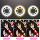 LED Ring Light Studio Photo Video Dimmable Lamp Tripod Stand Camera Selfie Phone