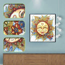 5D DIY Special Shaped Diamond Painting Sun Cross Stitch Mosaic Craft Kits