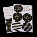 20 SHEETS DECORATIVE STICKERS SEALING PACKING LABELS CHRISTMAS DECORATIONS
