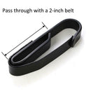 Keychain Belt Buckle Stainless Hanging with 2 Key Ring for Outdoors Camping
