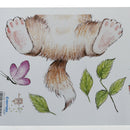 Cat butterfly tree branch wall stickers kids room home decoration wall decals3C
