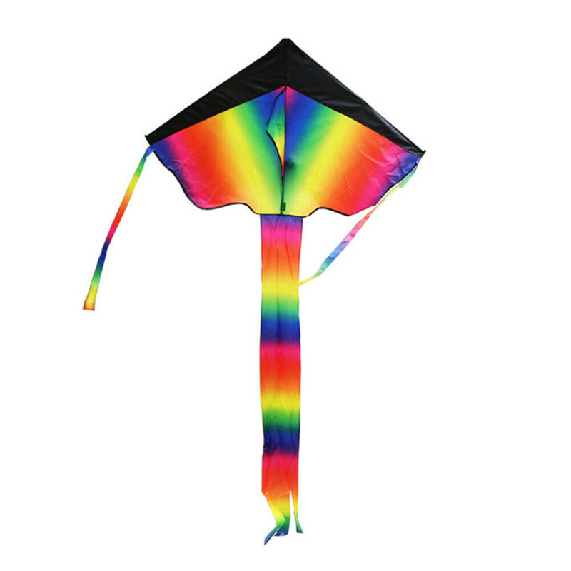 Huge Rainbow Kite For Kids For Outdoor Games Activities Summer Fun Flying Kite