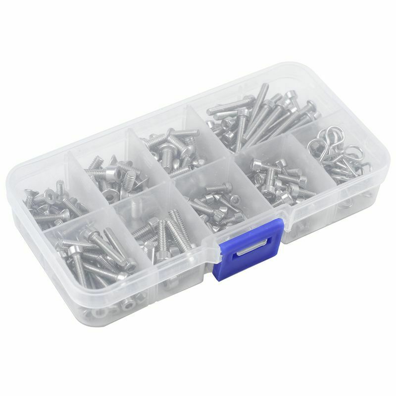 RC Screws Stainless Metal Steel Screw Kit for Traxxas Slash 4X4 Short Truck T8T4