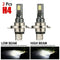 1Pair H4 200W 12000LM 6000K LED Car Headlight Fog Lights Conversion Globes Bulbs